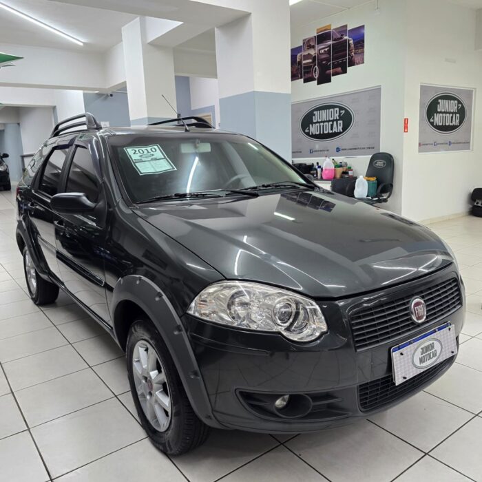 FIAT PALIO 1.4 WEEKEND TREKKING CINZA 2010 FLEX