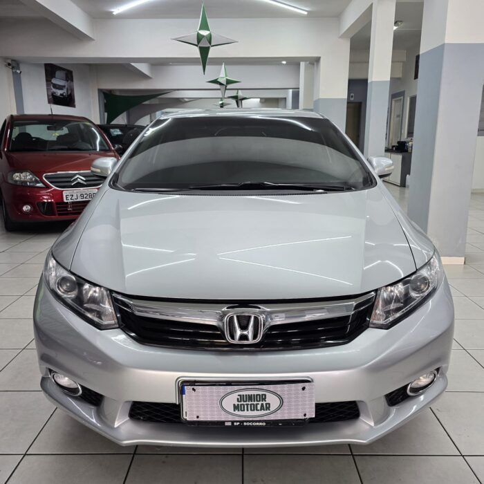 HONDA CIVIC 2.0 LXR AUT. PRATA 2014 FLEX - Imagem 2