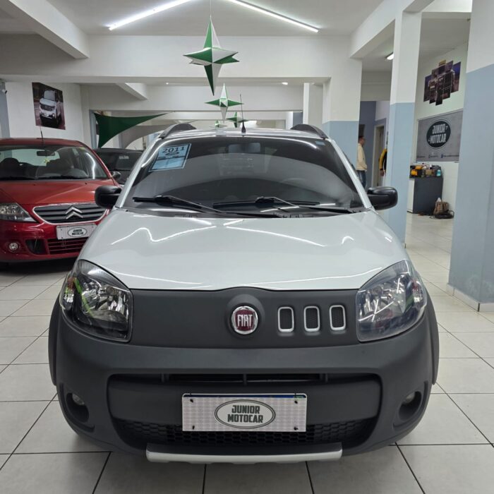 FIAT UNO 1.4 VIVACE WAY PRATA 2011 FLEX - Imagem 2