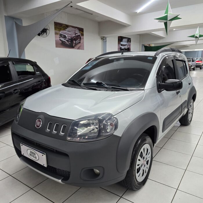 FIAT UNO 1.4 VIVACE WAY PRATA 2011 FLEX - Imagem 3
