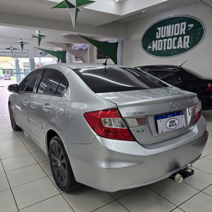 HONDA CIVIC 2.0 LXR AUT. PRATA 2014 FLEX - Imagem 4