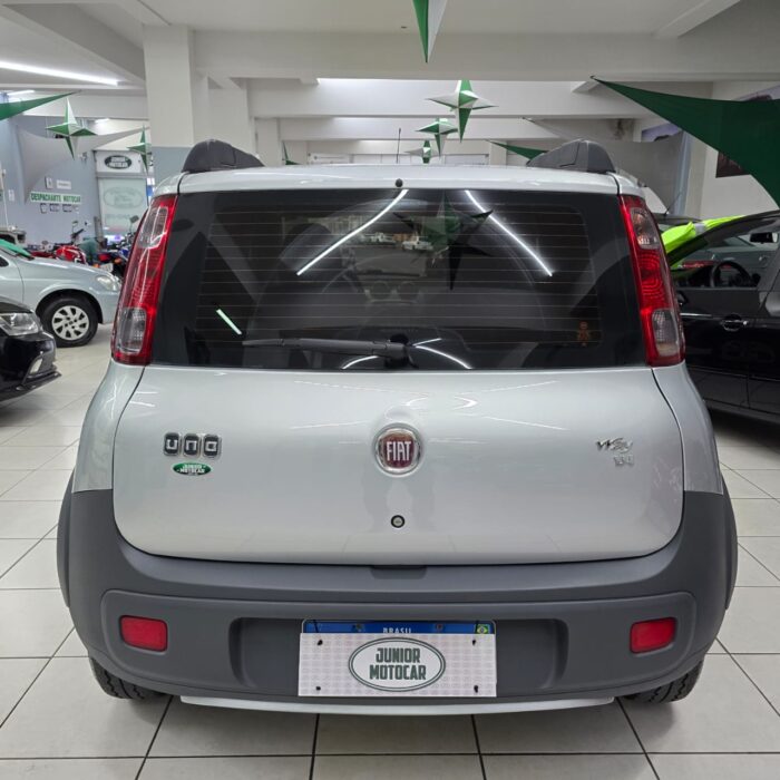 FIAT UNO 1.4 VIVACE WAY PRATA 2011 FLEX - Imagem 5