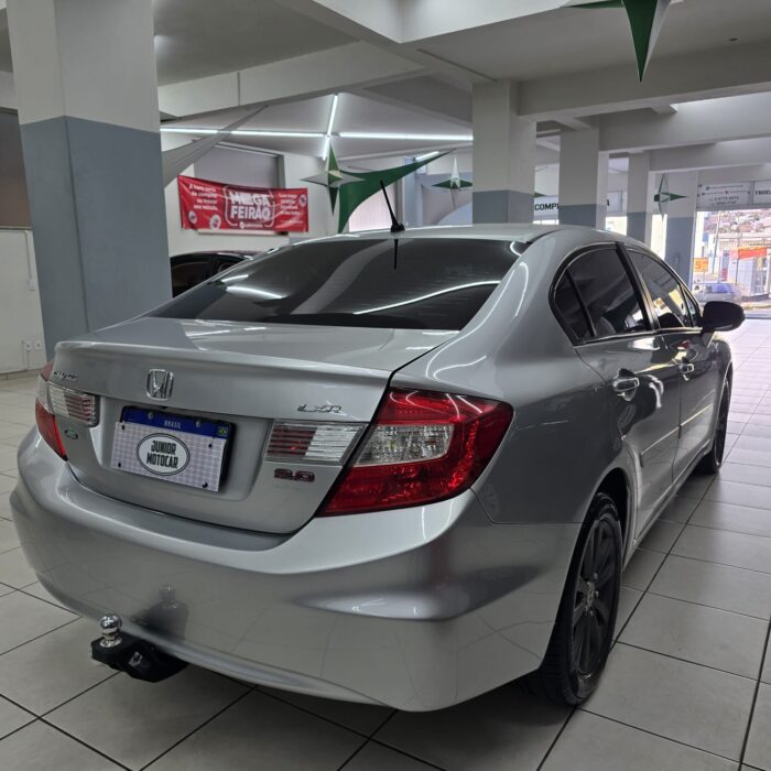 HONDA CIVIC 2.0 LXR AUT. PRATA 2014 FLEX - Imagem 6