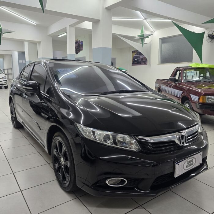 HONDA CIVIC SEDAN 1.8 EXS PRETO 2012 FLEX