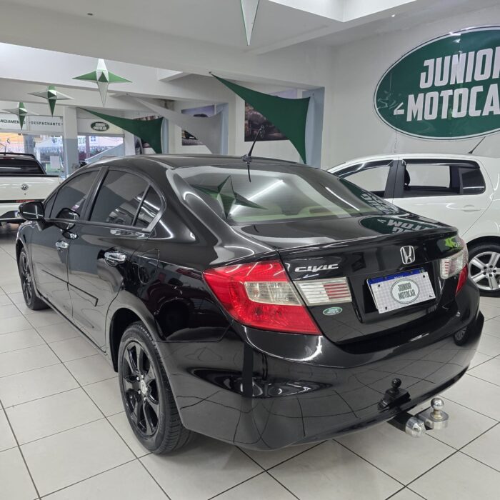 HONDA CIVIC SEDAN 1.8 EXS PRETO 2012 FLEX - Imagem 4
