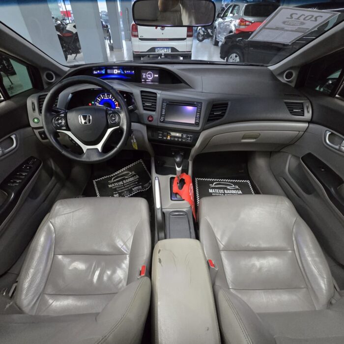 HONDA CIVIC SEDAN 1.8 EXS PRETO 2012 FLEX - Imagem 9