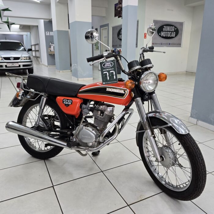 HONDA CG 125 KS LARANJA 1977 GASOLINA