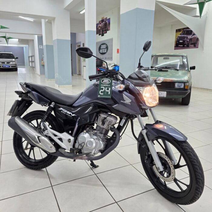 HONDA CG 160 FAN ESDi CINZA 2024 FLEX