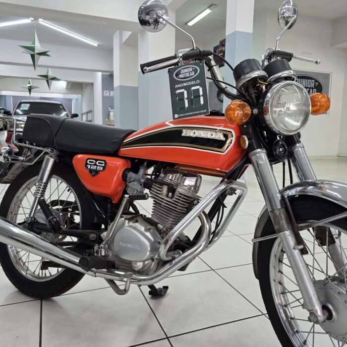 HONDA CG 125 KS LARANJA 1977 GASOLINA - Imagem 2