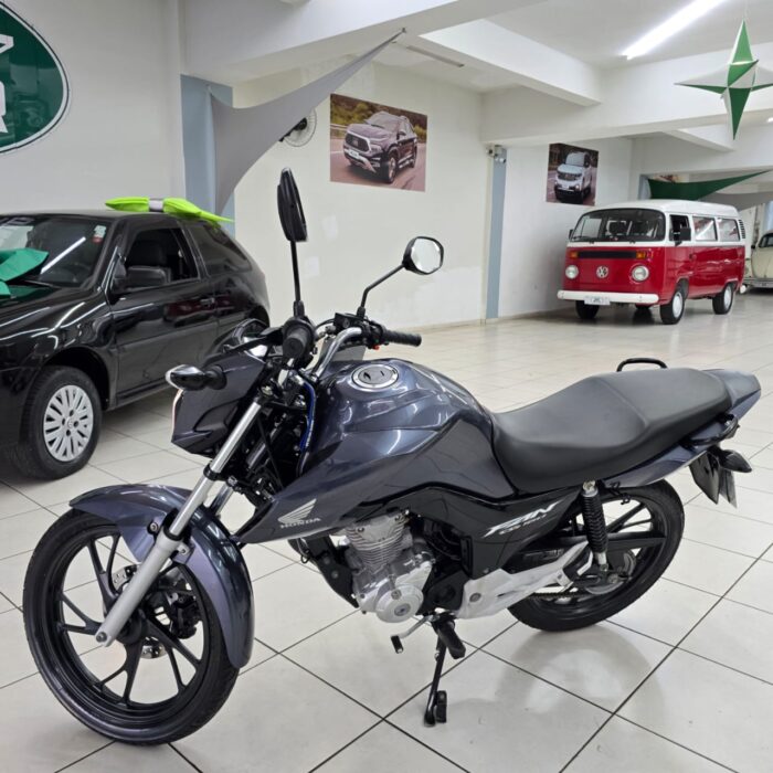 HONDA CG 160 FAN ESDi CINZA 2024 FLEX - Imagem 3