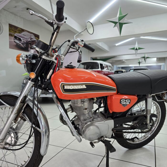 HONDA CG 125 KS LARANJA 1977 GASOLINA - Imagem 4