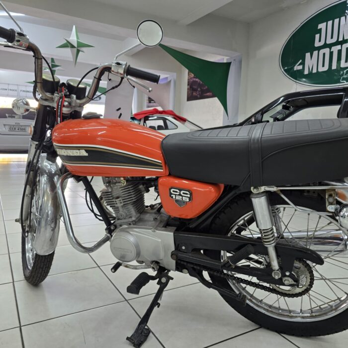 HONDA CG 125 KS LARANJA 1977 GASOLINA - Imagem 6