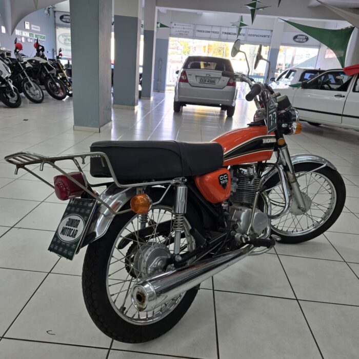 HONDA CG 125 KS LARANJA 1977 GASOLINA - Imagem 7
