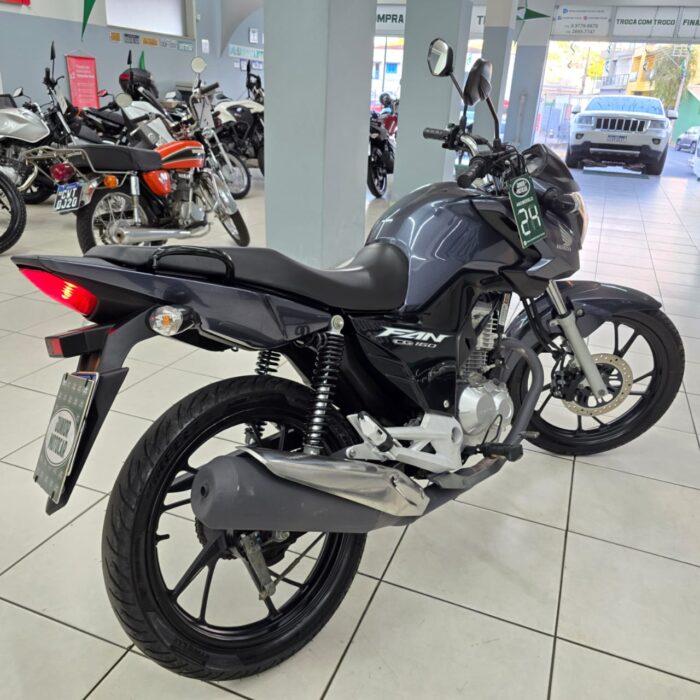 HONDA CG 160 FAN ESDi CINZA 2024 FLEX - Imagem 7