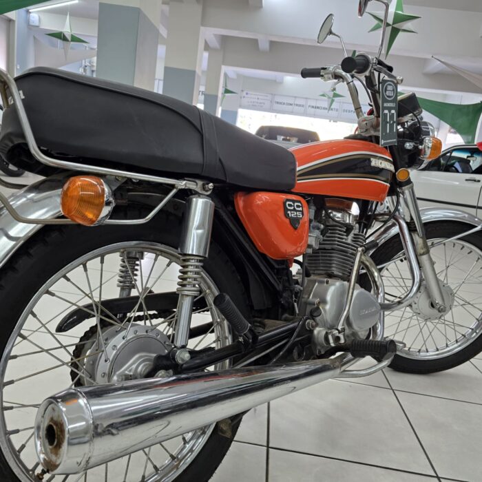 HONDA CG 125 KS LARANJA 1977 GASOLINA - Imagem 8