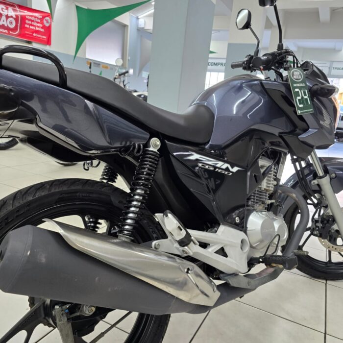 HONDA CG 160 FAN ESDi CINZA 2024 FLEX - Imagem 8