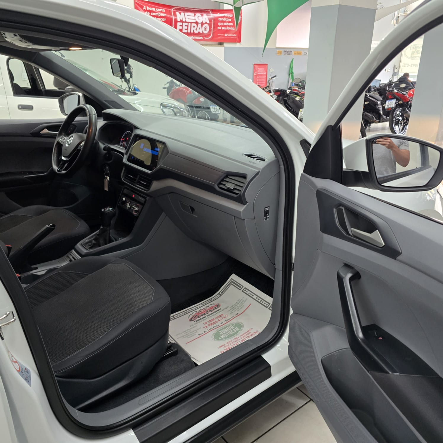 VW T-CROSS 200 TSI 1.0 BRANCO 2021 FLEX - Imagem 10