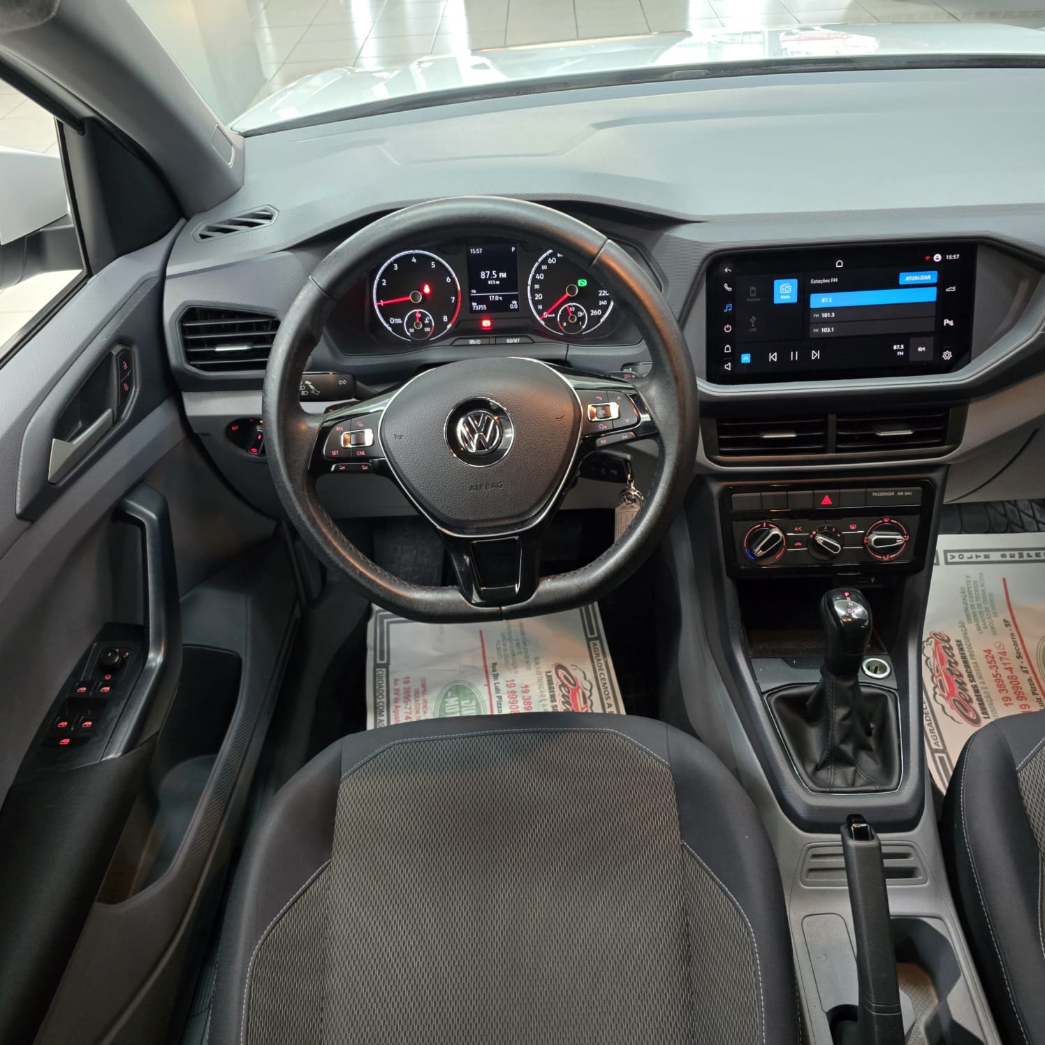 VW T-CROSS 200 TSI 1.0 BRANCO 2021 FLEX - Imagem 8