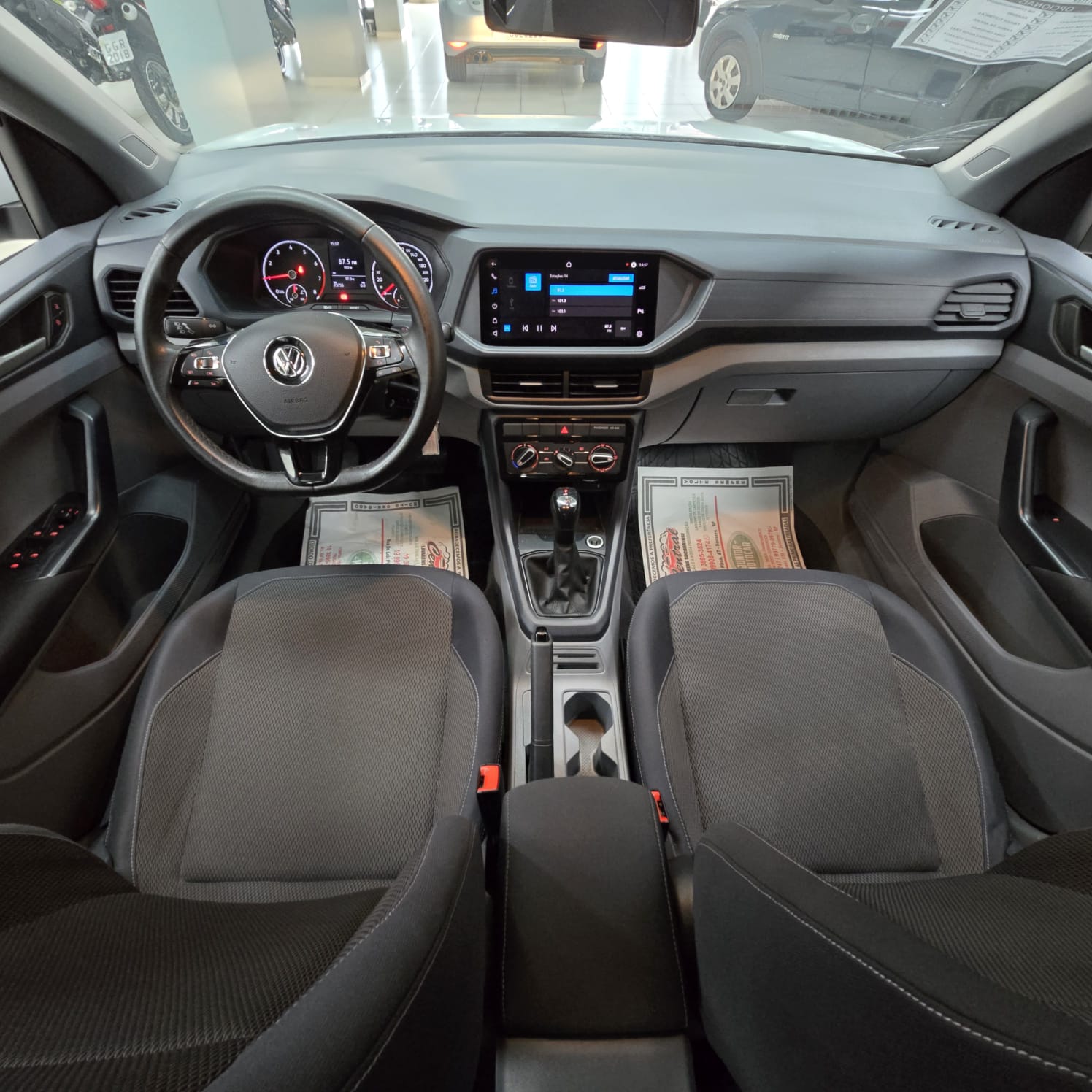 VW T-CROSS 200 TSI 1.0 BRANCO 2021 FLEX - Imagem 9