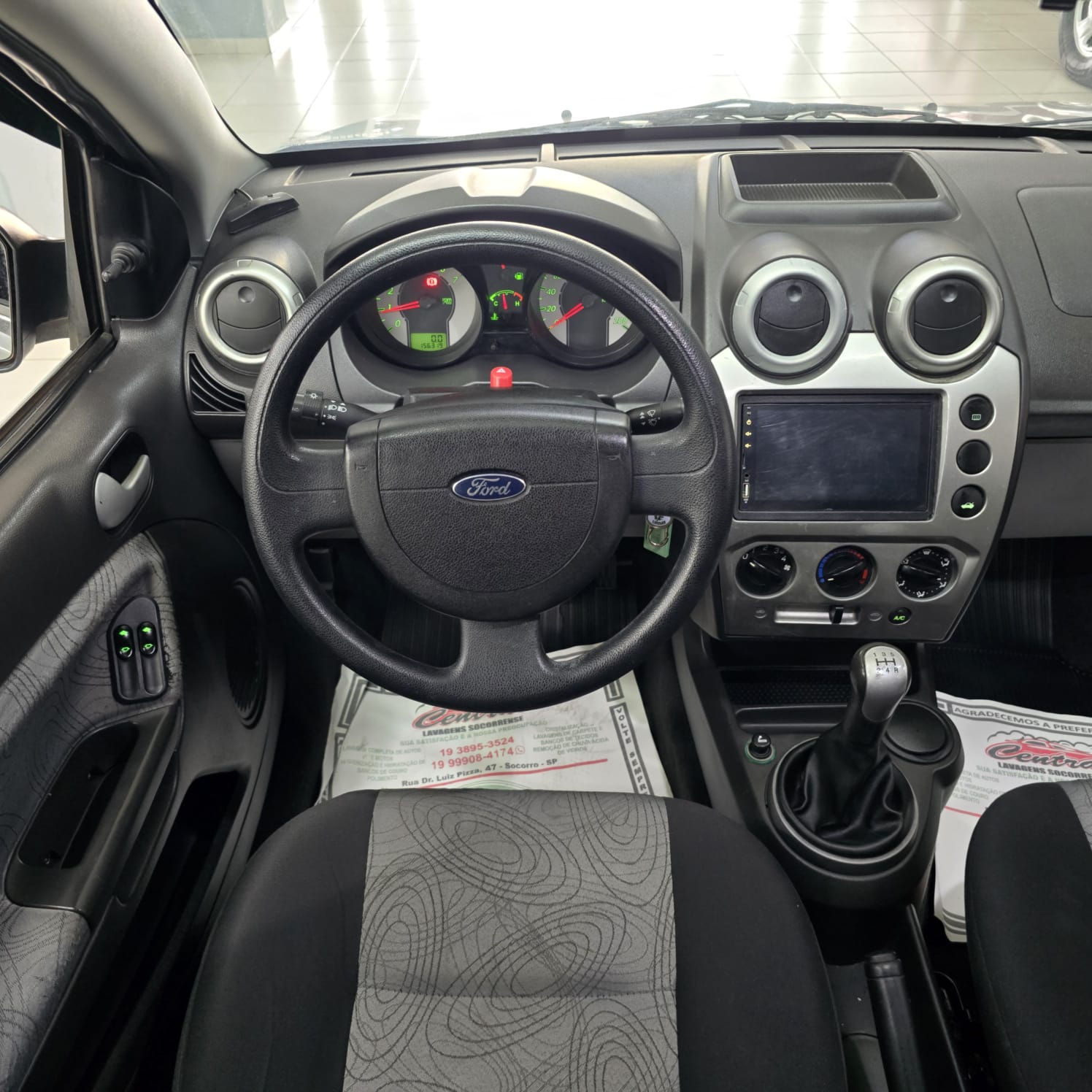 FORD FIESTA 1.6 CLASS SEDAN PRATA 2009 FLEX - Imagem 8