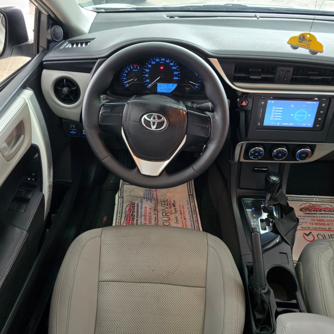 TOYOTA COROLLA 1.8 GLi AUT. BRANCO 2019 FLEX - Imagem 10