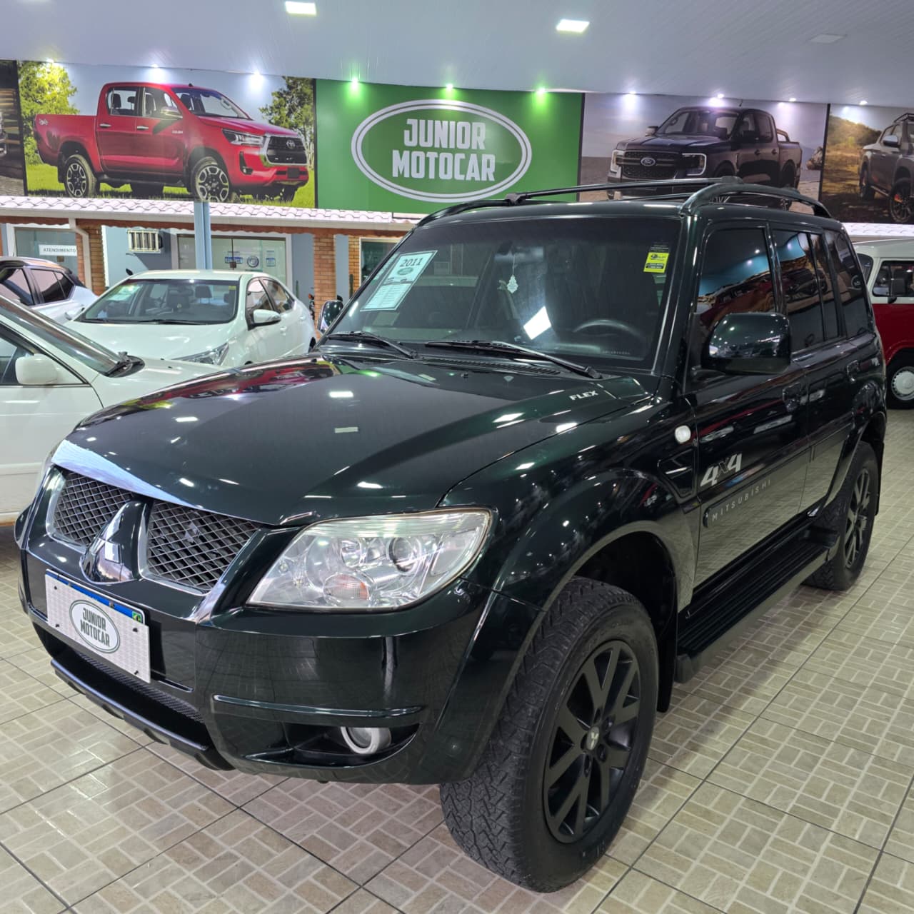 MITSUBISHI PAJERO TR4 2.0 4X4 AUT. VERDE 2011 FLEX - Imagem 3
