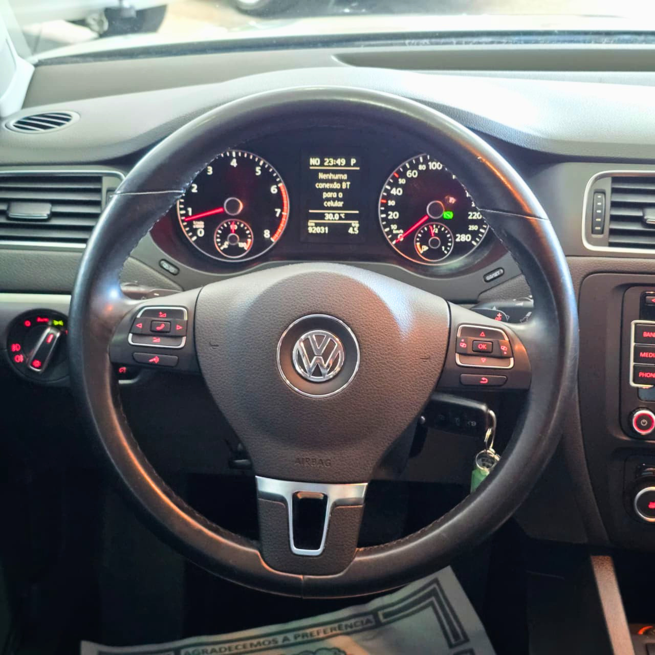 VW JETTA 2.0 TSI TURBO BRANCO 2012 GASOLINA - Imagem 16