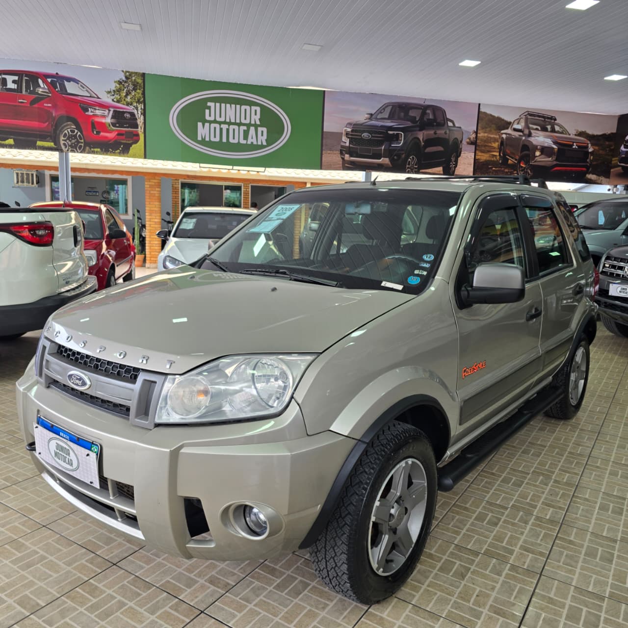 FORD ECOSPORT 1.6 XLT PRATA 2008 FLEX - Imagem 3