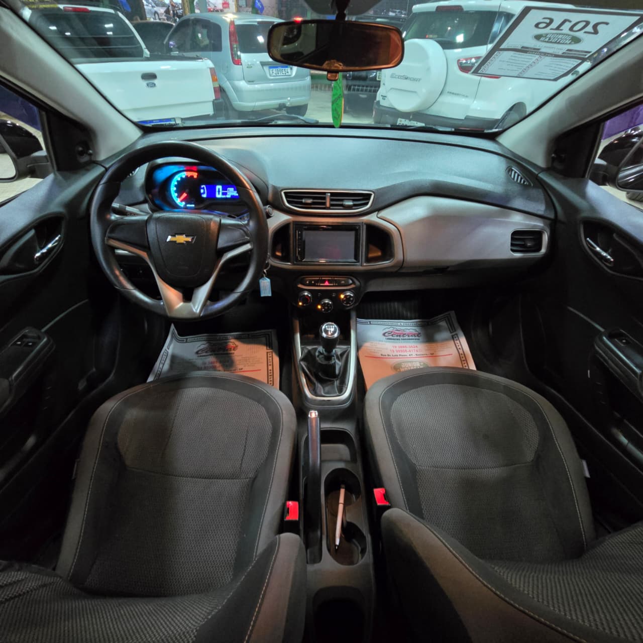 GM PRISMA 1.4 LT PRETO 2016 FLEX - Imagem 10