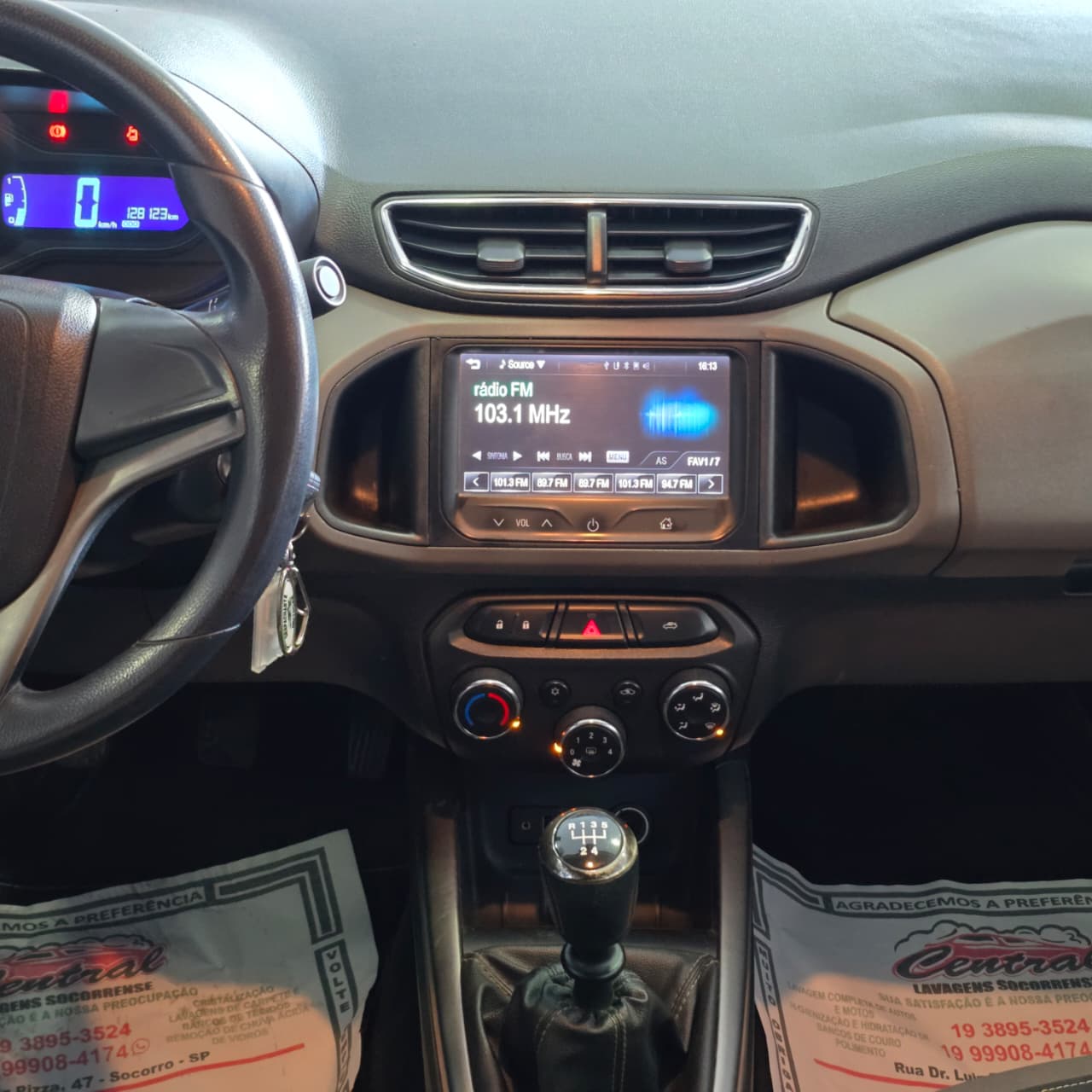 GM PRISMA 1.0 LT BRANCO 2015 FLEX - Imagem 12