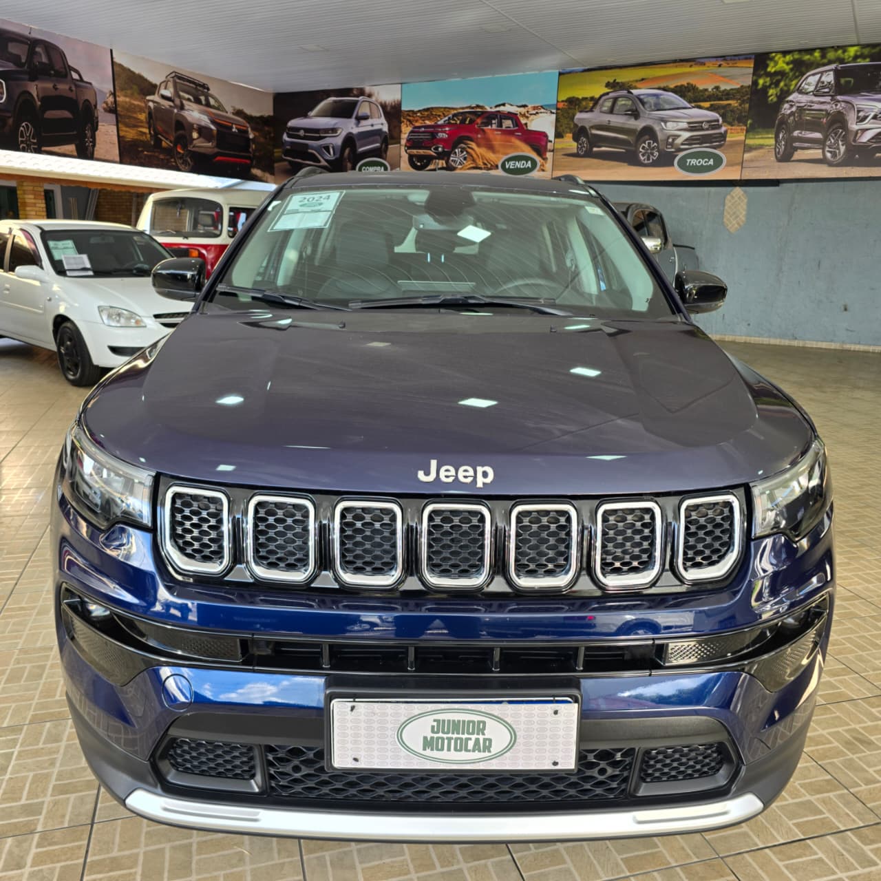 JEEP COMPASS 1.3 TB LONGITUDE AUT. AZUL 2024 FLEX - Imagem 2