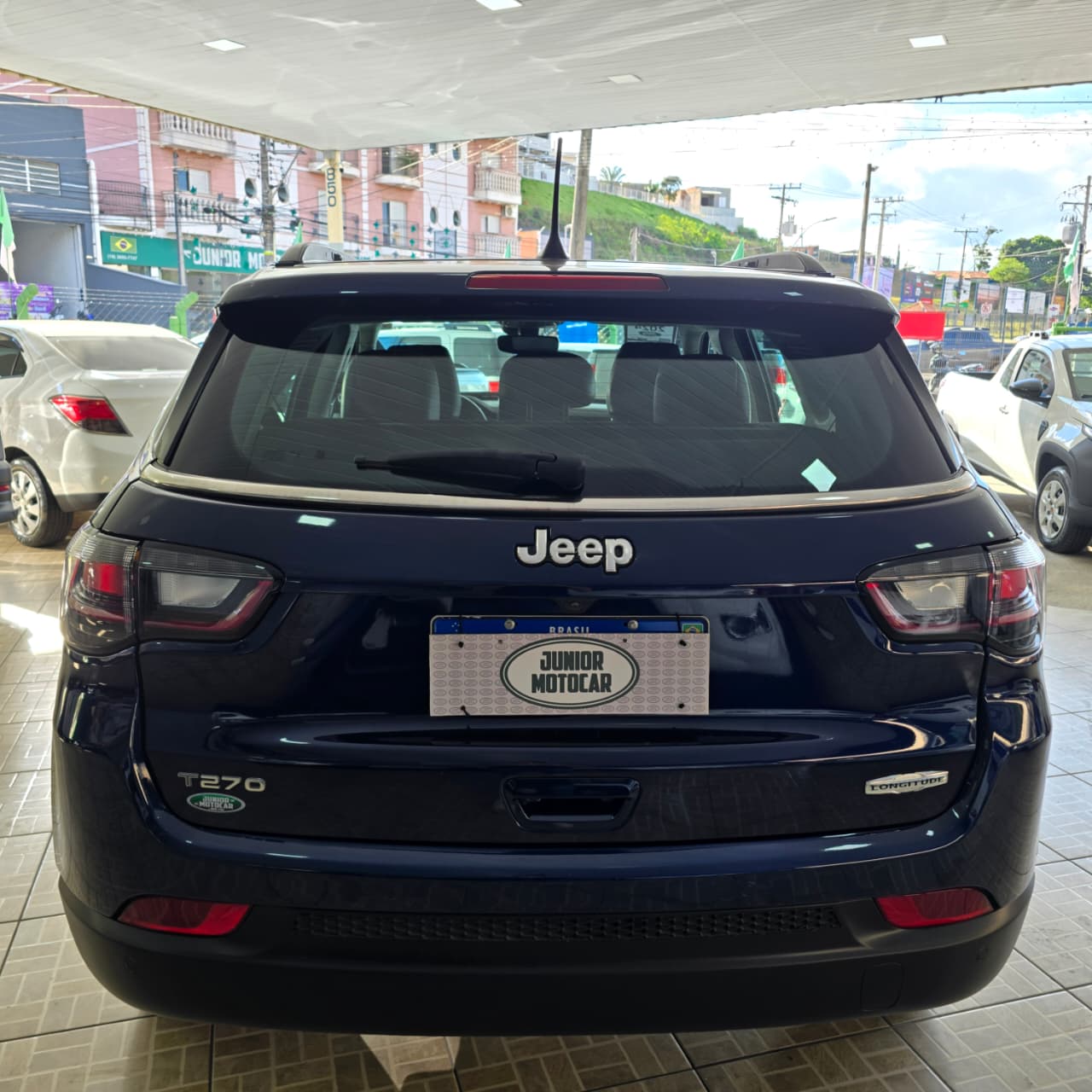 JEEP COMPASS 1.3 TB LONGITUDE AUT. AZUL 2024 FLEX - Imagem 5