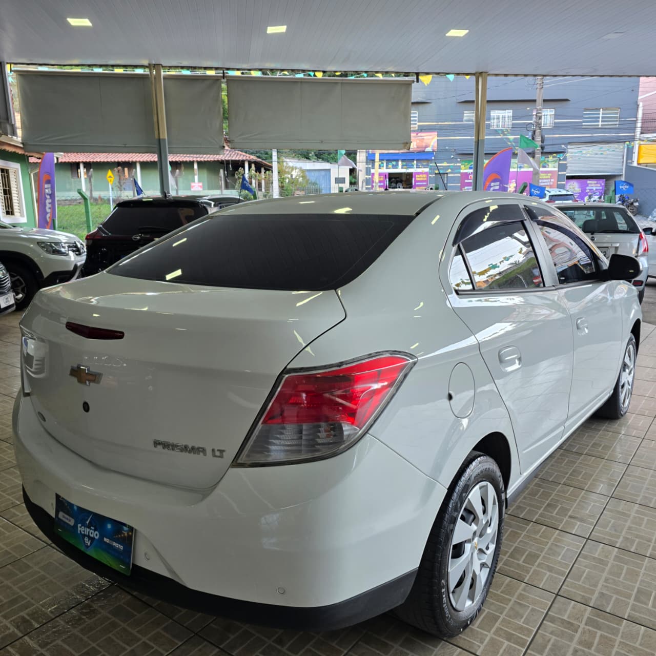 GM PRISMA 1.0 LT BRANCO 2015 FLEX - Imagem 6