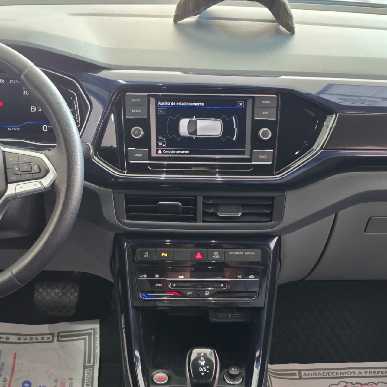 VW T-CROSS 1.0 COMFORT 200 TSI PRATA 2024 FLEX - Imagem 11
