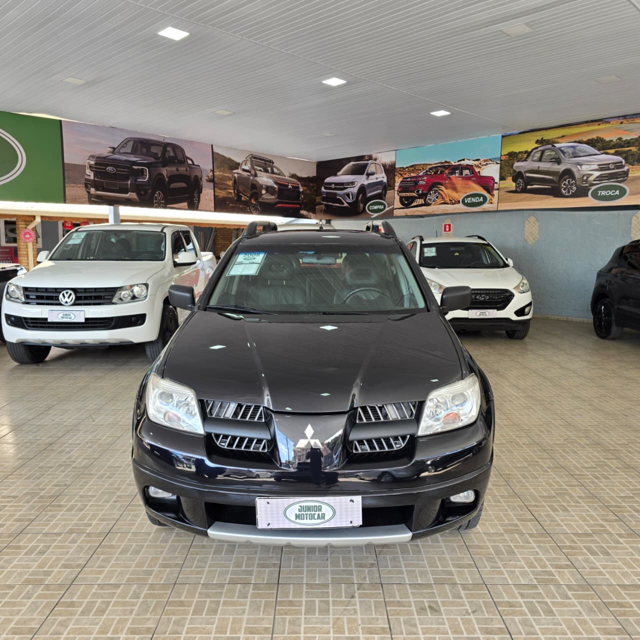 MITSUBISHI AIRTREK 2.4 MIVEC 4X4 AUT. PRETO 2008 GASOLINA - Imagem 2