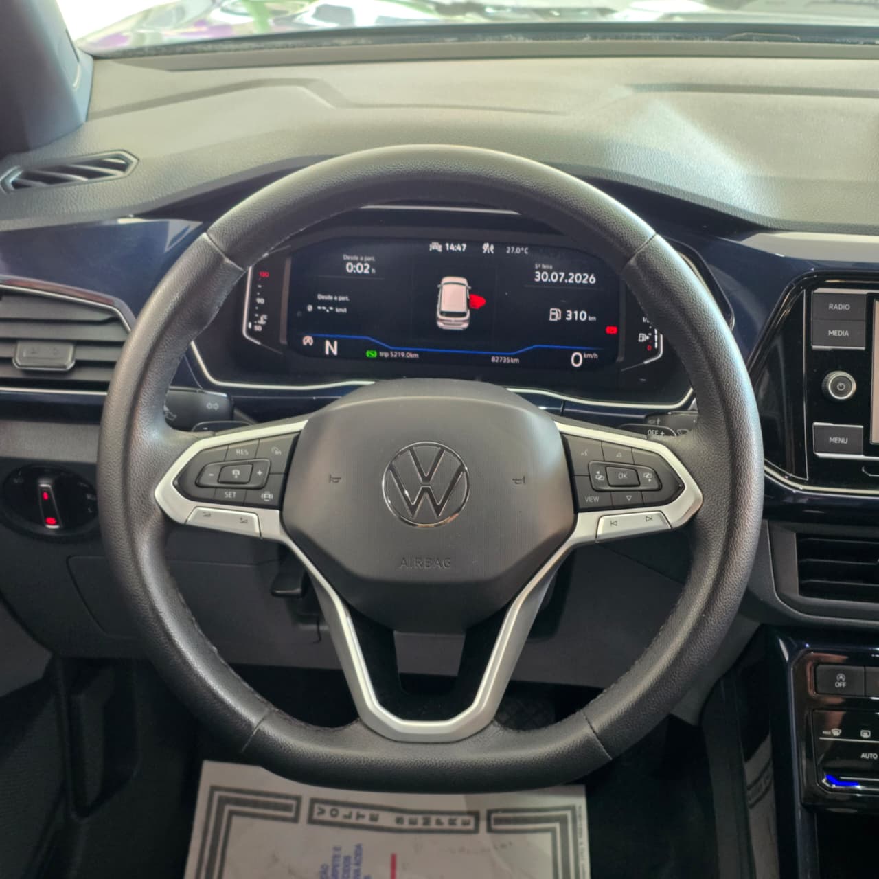 VW T-CROSS 1.0 COMFORT 200 TSI PRATA 2024 FLEX - Imagem 8